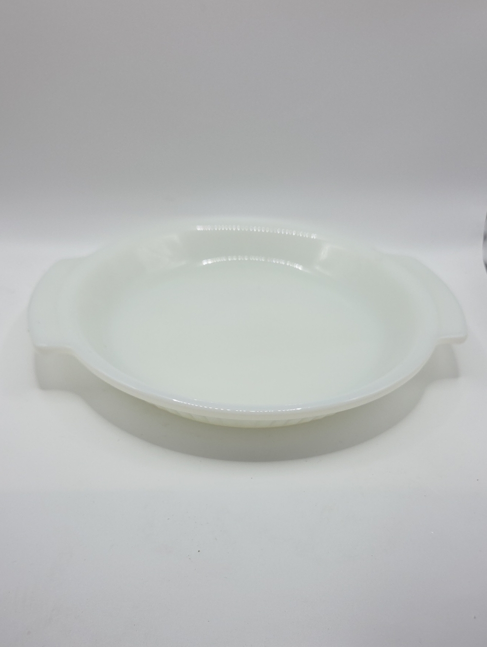 Milk Glass. Anchor Hocking. Fire King Pie Dish